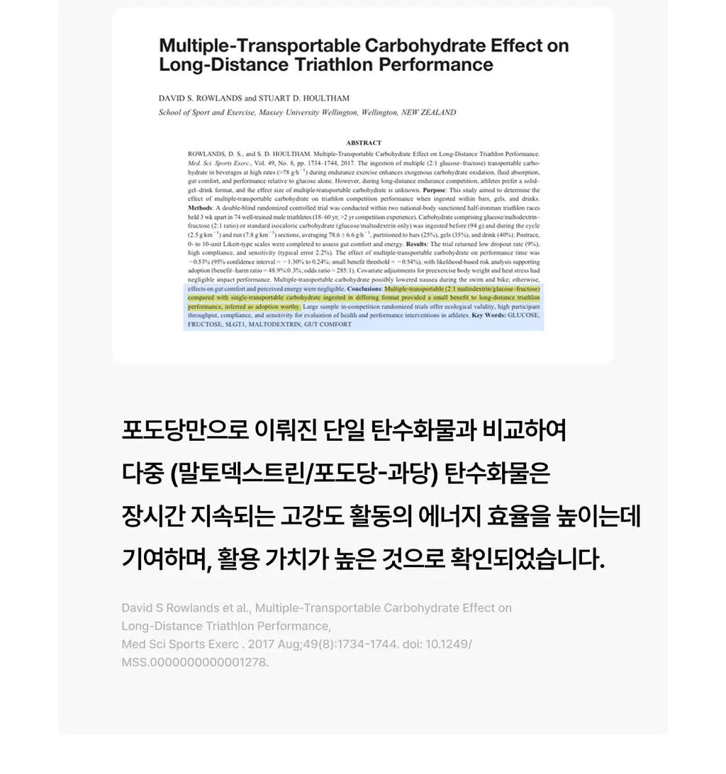 [운동전필수템/애플망고맛] 얼티밋포텐셜 러닝 에너지젤 40gX6포 (카페인 프리/카페인) 상세페이지 41